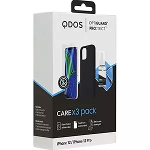 qdos QD-92061-MTKTGSC Kopšanas komplekts iPhone 12/12 Pro (melns) 