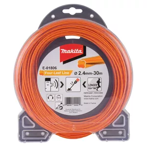 Леска для триммера Makita E-01806 30 м Оранжевая