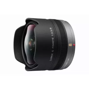 Kameru objektīvs Panasonic H-F008E melns