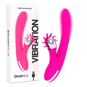 Вибратор DIVERSIA Силикон Розовый