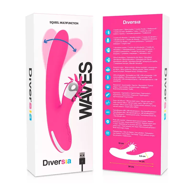 Vibrators DIVERSIA Bunny Waves Photo 7