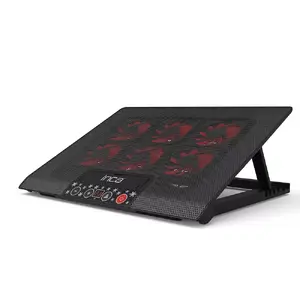 Laptop Cooling Pad Inca INC-601GMS 43.2 cm 6 Fans USB Black