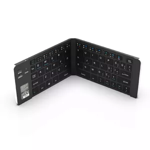 Wireless Keyboard Inca IBK-579BT Bluetooth 66 Keys Metallic Silver