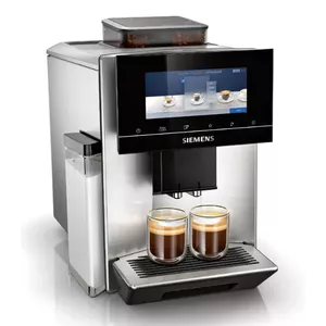 Kafijas automāts Espresso Siemens TQ903D03 pilnībā automātisks, iebūvēta dzirnava, 2.3 l ūdens tvertne, 375 g pupiņu rezervuārs, 1500 W, nerūsējošais tērauds