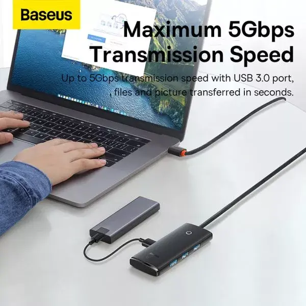 USB centrmezgls Baseus WKQX030201 Photo 3