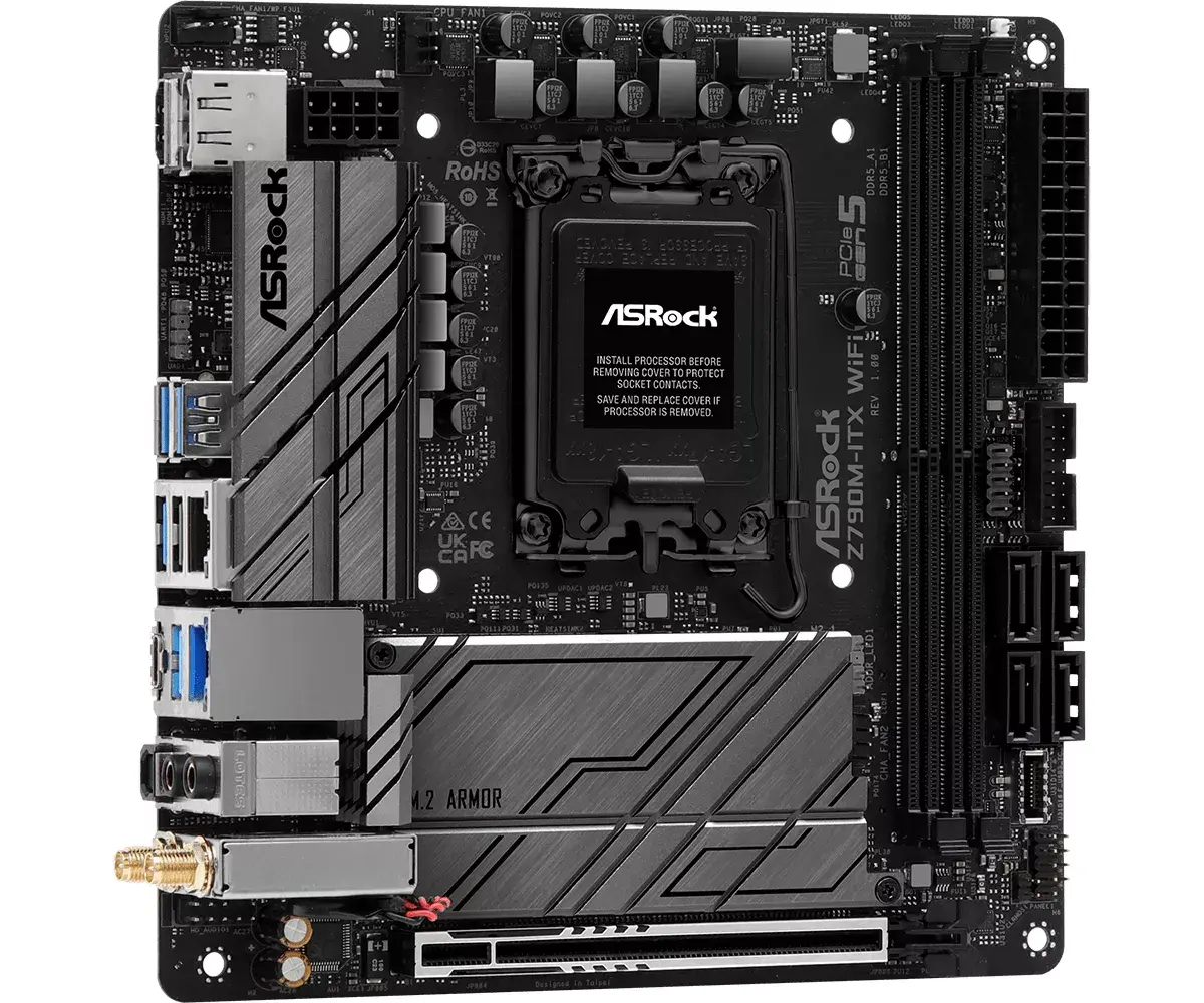 ASRock Z790M-ITX WiFi mini ITX материнская плата Photo 4