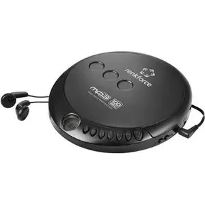 Портативный CD-плеер Renkforce RF-CDP-200 — CD / CD-R / CD-RW / MP3, чёрный