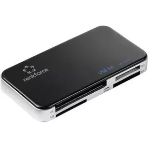 Card reader Renkforce RF-PCR-350 USB 3.0 Black, multi-format external