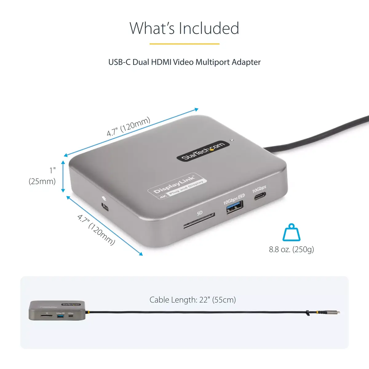 USB C Multiport Adapter StarTech.com 102B-USBC-MULTIPORT Photo 13