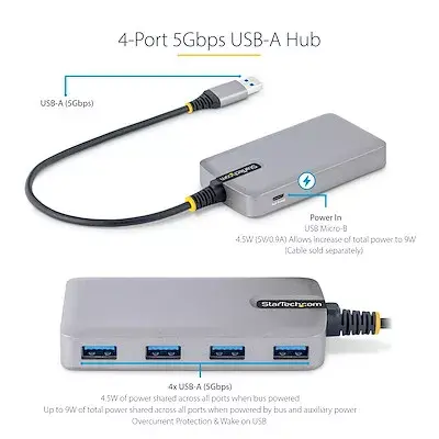 USB Хаб StarTech.com 4-Port USB 3.0 Photo 7