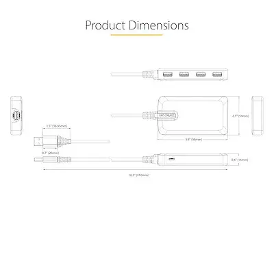 USB Хаб StarTech.com 4-Port USB 3.0 Photo 8