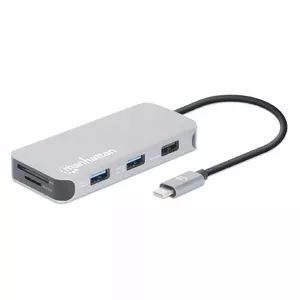 USB-C Dock/Hub Manhattan 130615 6 Ports Ethernet HDMI USB-A USB-C