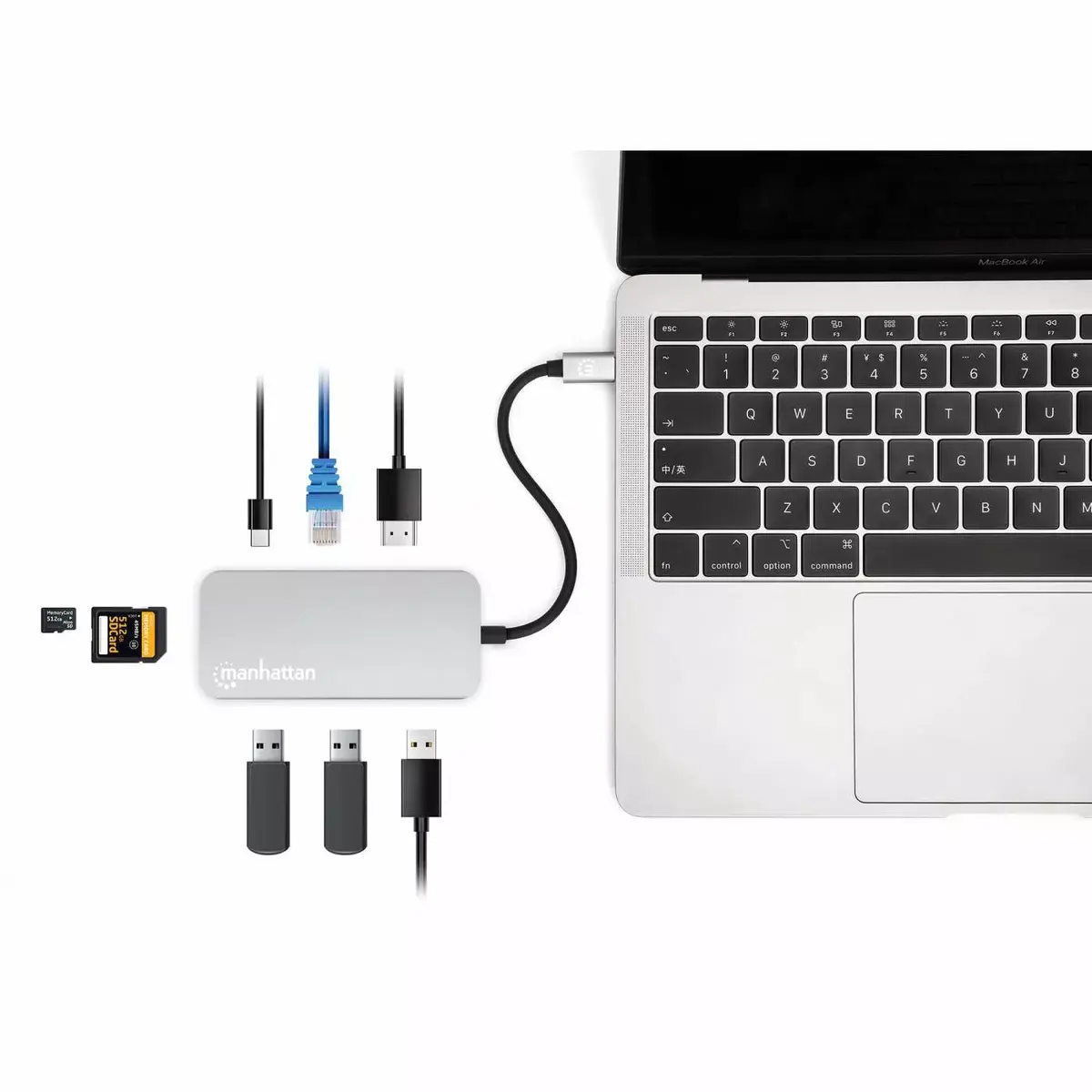 USB-C Dock/Hub Manhattan 130615 Photo 7