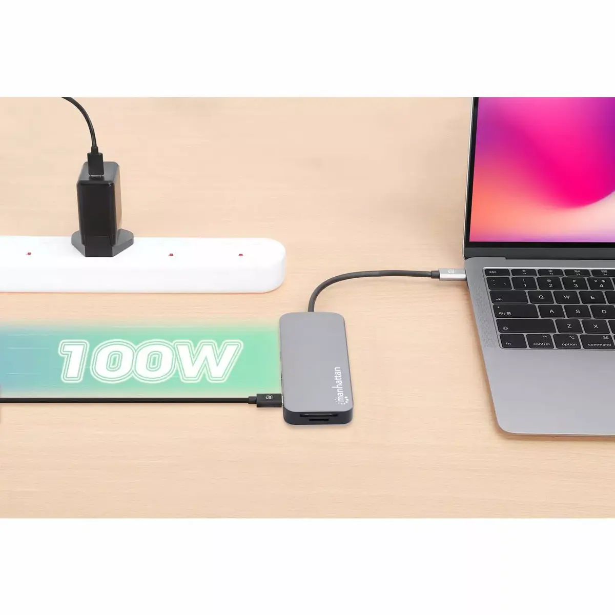USB-C Dock/Hub Manhattan 130615 Photo 9