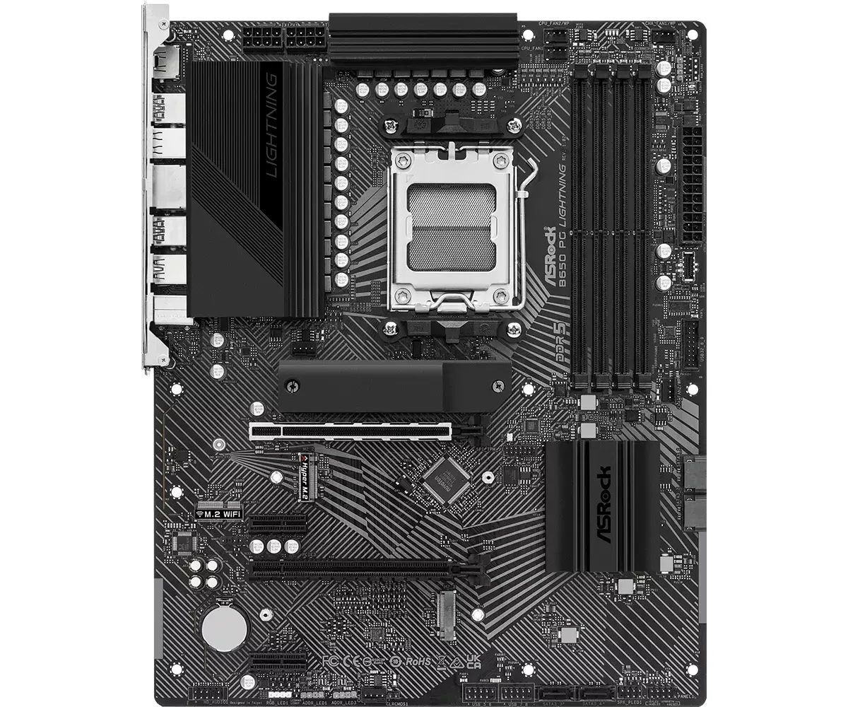 ASRock B650 PG Lightning ATX mātesplate (Socket AM5) Photo 2
