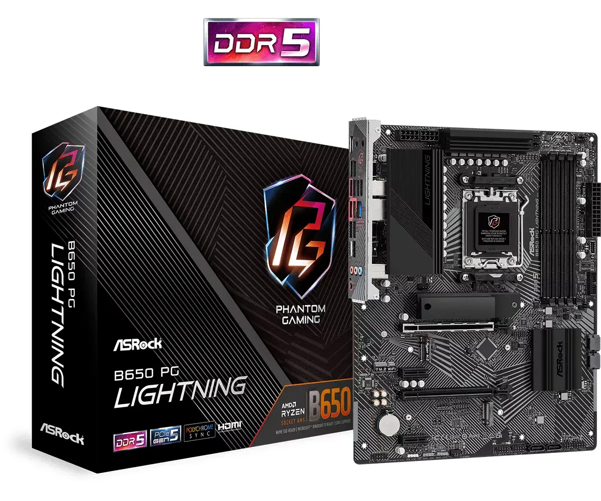 ASRock B650 PG Lightning ATX mātesplate (Socket AM5) Photo 6