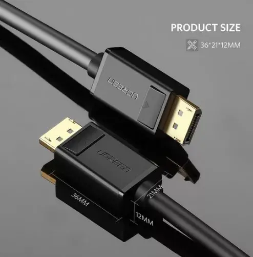 UGREEN DisplayPort kabelis DP102 1 m Photo 2