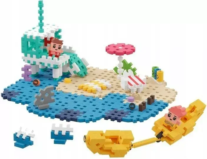Marioinex Klocki Waffle mini - Plaža, 148 gab. Photo 2