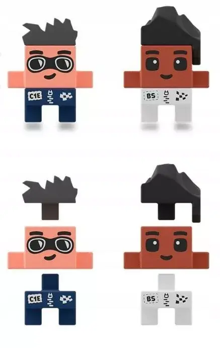 Marioinex Waffle mini blocks Race — 80 деталей Photo 3