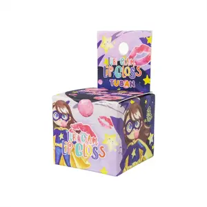 Lip gloss TUBAN Tubi Glam Bubble Gum – pink coloring and moisturizing, box packaging
