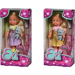 Doll Evi Love Evi with cat, 2 patterns