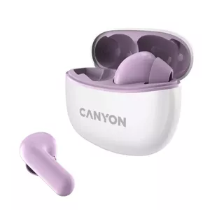 Canyon TWS-5 Гарнитура Беспроводной Вкладыши Звонки/Музыка/Спорт/На каждый день USB Type-C Bluetooth Фиолетовый