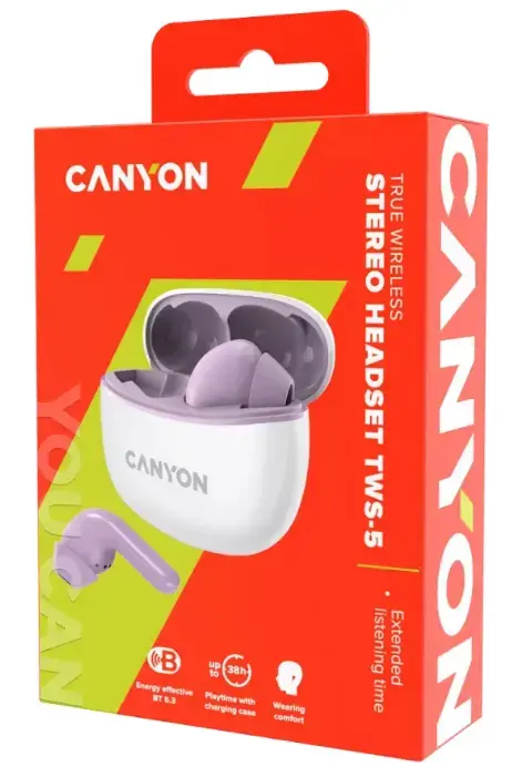 Canyon TWS-5 Bezvadu austiņas Violetas Photo 5