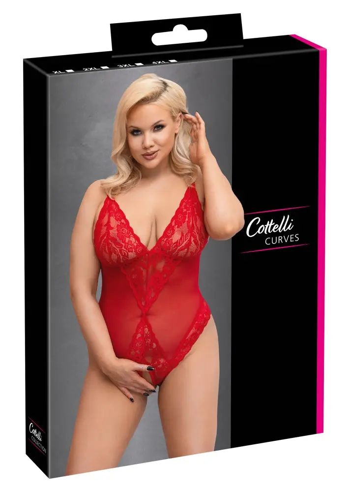 Atvērts staras bodijs cottelli collection 2XL