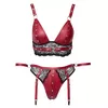 Apakšveļas komplekts cottelli collection Bra Set XL Black Bondage Photo 6