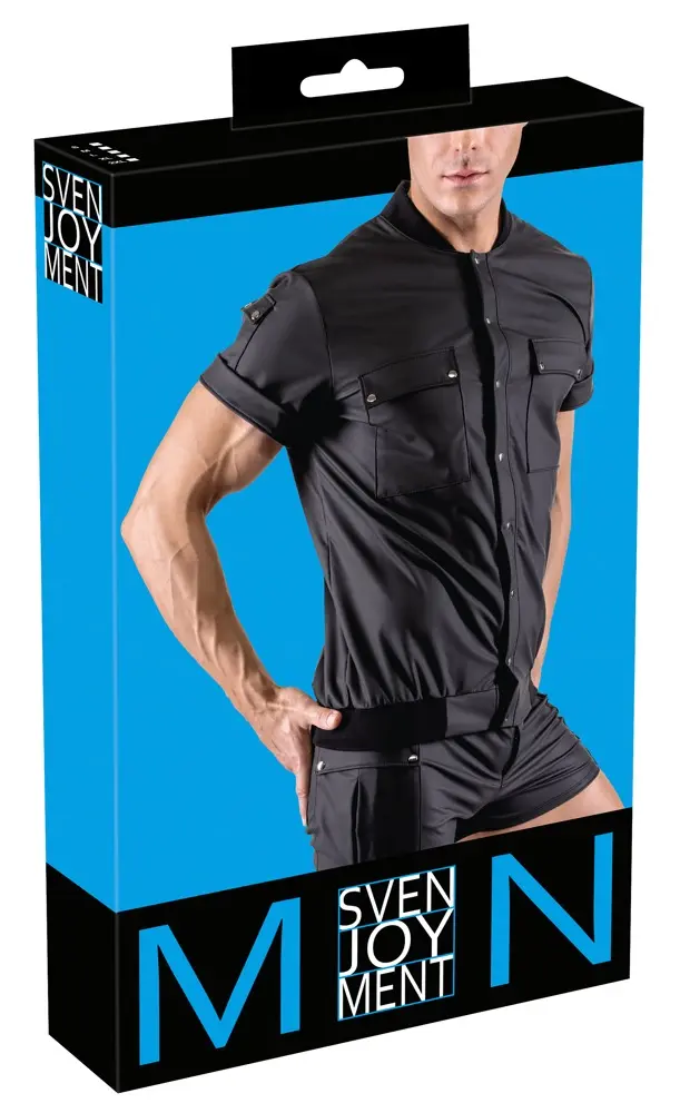 Vīriešu blūzons-krekls Svenjoyment 21615401731 XL, melns