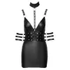 Платье cottelli collection Bondage L — чёрное кружевное с открытой спиной Photo 6
