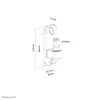 Sienas adapteris Neomounts AWL75-450BL Photo 17