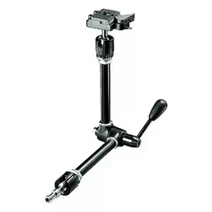 Manfrotto 143RC Magic Arm ar ātro plati — maksim. augstums 490 mm, svars 1,09 kg, melns