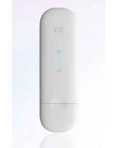 Cellular network modem ZTE MF79U — Portable 2.4 GHz Wi‑Fi (802.11b/g/n), 150 Mbps, GSM/UMTS/LTE, USB‑A, MicroSD, TS‑9 antenna