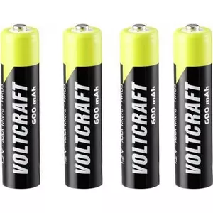 Uzlādējams NiMH Micro AAA akumulators Voltcraft VC-12175585 600 mAh 1,2 V