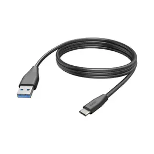 Hama USB cable USB 2.0 3 m USB C to USB A 0.48 Gbit/s Black
