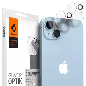 Защитное стекло для камеры Spigen AGL05274 — закалённое стекло, прозрачное, 2 шт.
