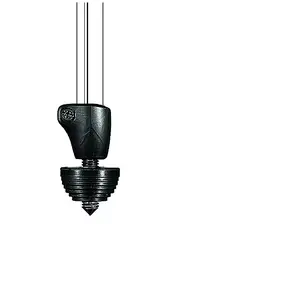 Tripod feet Manfrotto Spike/Rubber feet 204SPK3 — stainless steel, black, 20.4 cm, 195 g