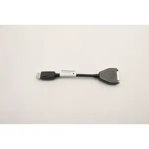DisplayPort to DVI adapter Lenovo 5C10V06000 — DisplayPort (male) to DVI-D (female) passive dongle