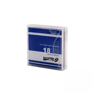 Overland-Tandberg TANDBERG LTO-9 DATA CARTRIDGE 18/45TB UNLABELED WITH CASE 1PCS Tukša datu lente 18 TB