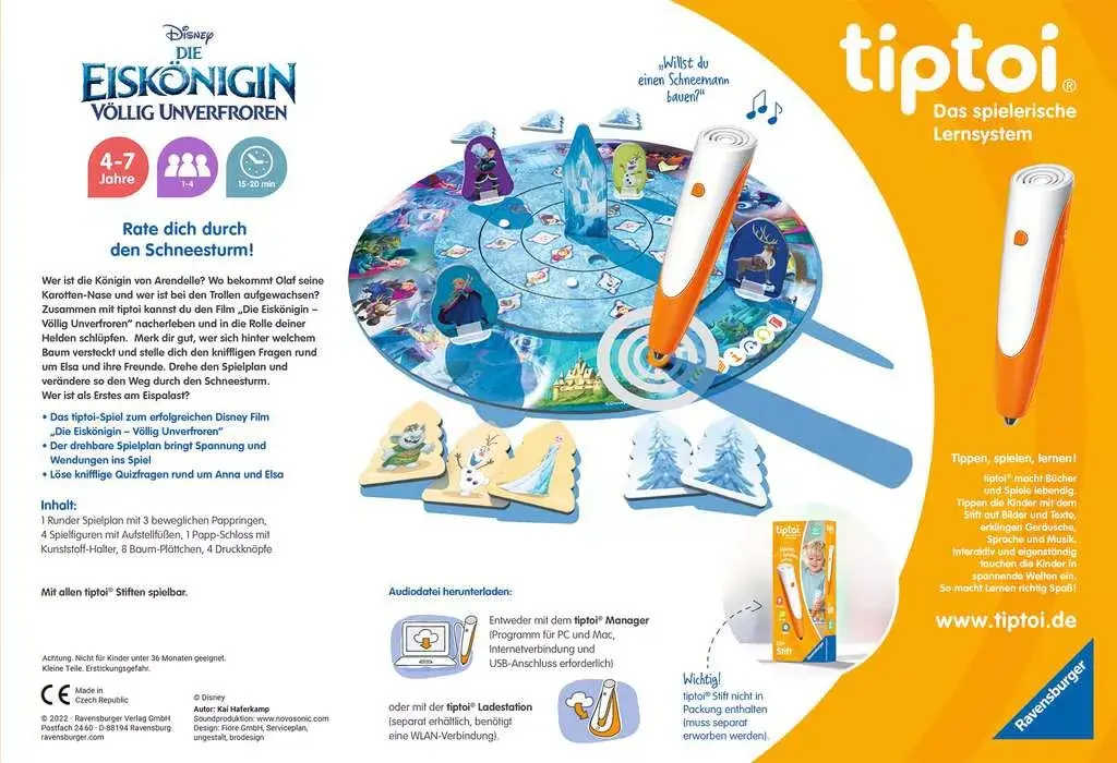 Board game Ravensburger tiptoi Disney Die Eiskönigin Photo 2