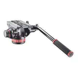 Видеоголовка Manfrotto MVH502AH Черная Красная Алюминиевая Универсальная
