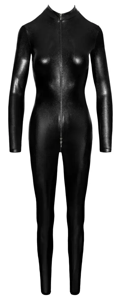 Noir Bodie XL кэтсьют — эффект змеи, 3‑ходовая молния Photo 6