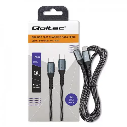 USB Cable Qoltec 52357 Photo 3
