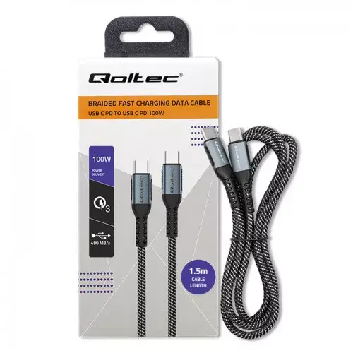 USB kabelis Qoltec 52358 Photo 3