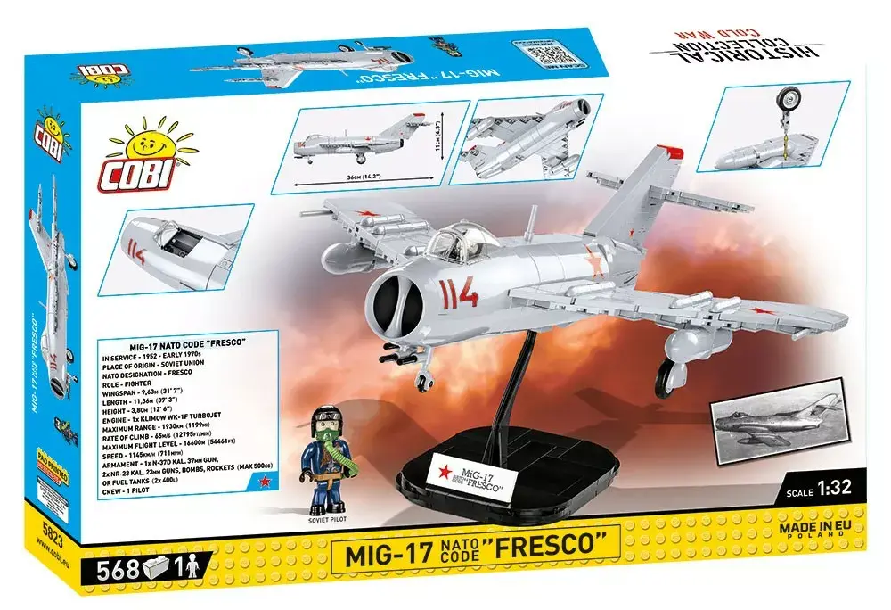 Cobi Construction Toy MiG-17 Fresco model 5823 Photo 2