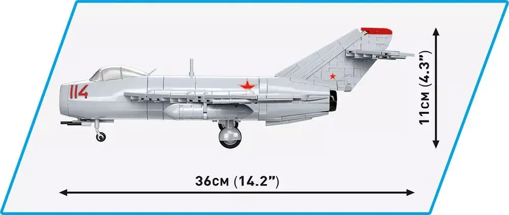 Cobi Construction Toy MiG-17 Fresco model 5823 Photo 3