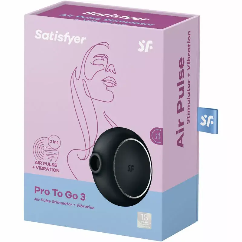Massager Satisfyer Pro to Go 3 Double Black Photo 5