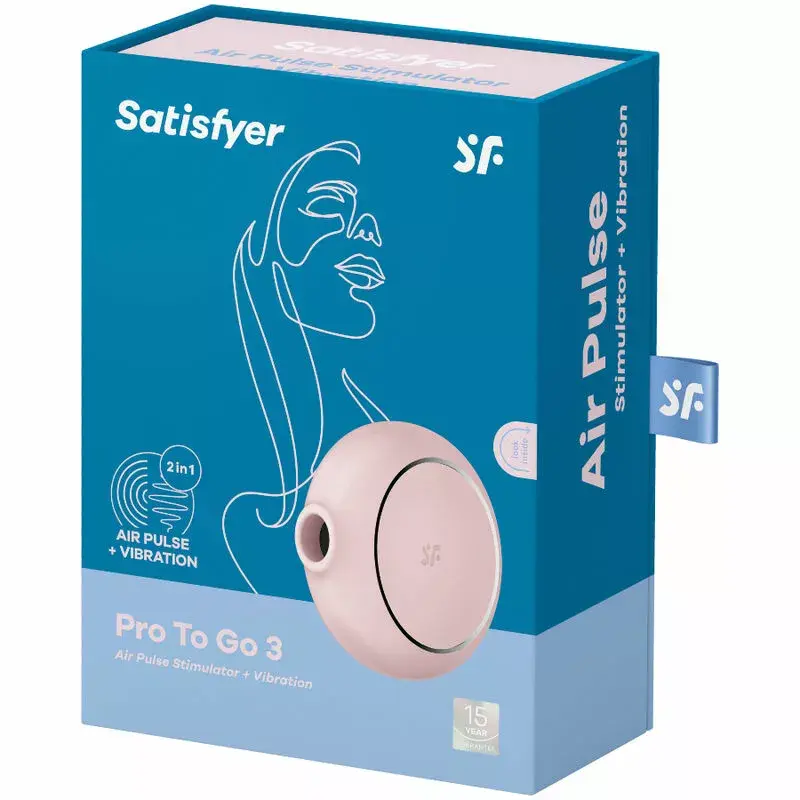 Satisfyer Pro To Go 3 Double — Air Pulse Stimulator & Vibrator Photo 5