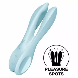 Вибратор Satisfyer Силикон Синий